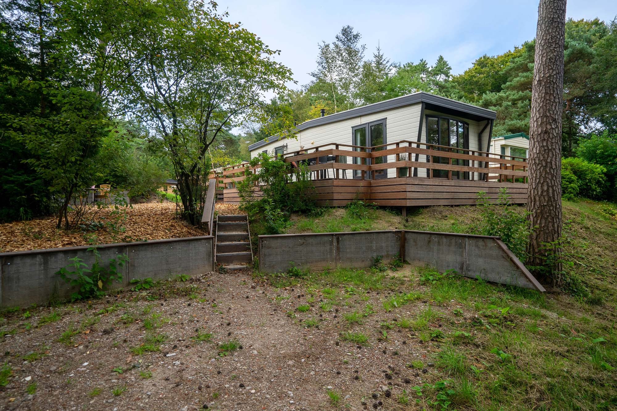 Chalet buitenkant vakantiepark wildryck "lytse schelte"
